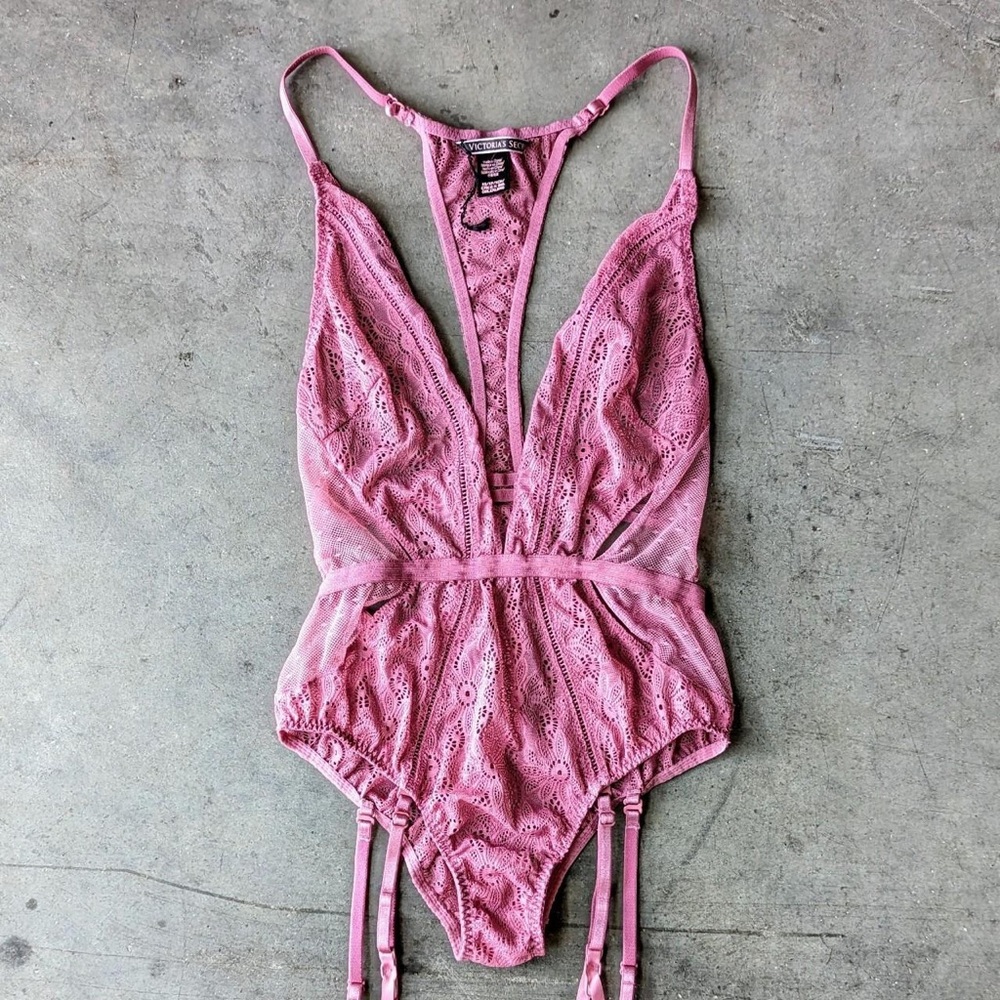 Victoria's Secret Pink Chemise with Delicate Lace